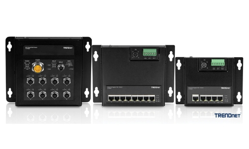 TRENDnet Debuts Industrial Railway and Front Access Switches