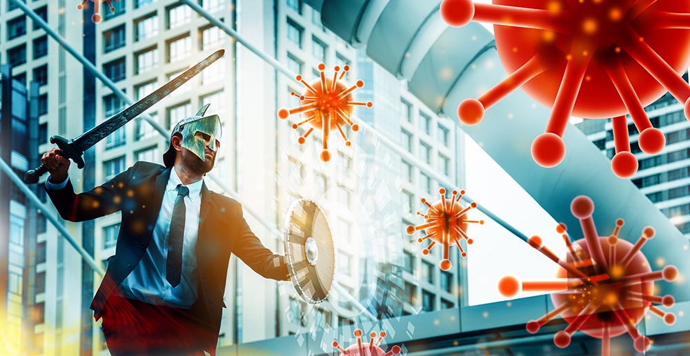 security vs coronavirus