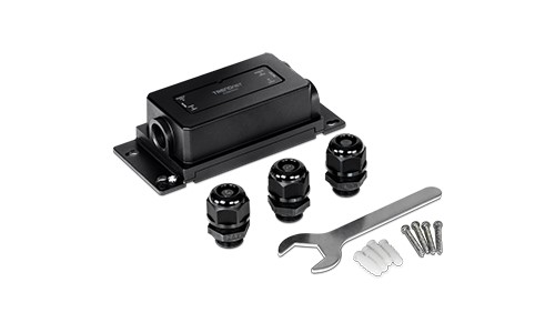 trendnet TI-BEP200 2-Port Industrial Outdoor Gigabit Active/Passive PoE+ Extender