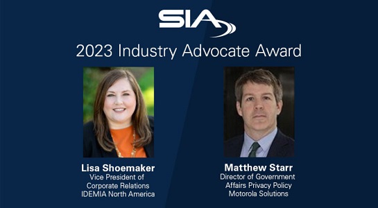 SIA Names Lisa Shoemaker and Matthew Starr as 2023 Industry Advocate Award Honorees