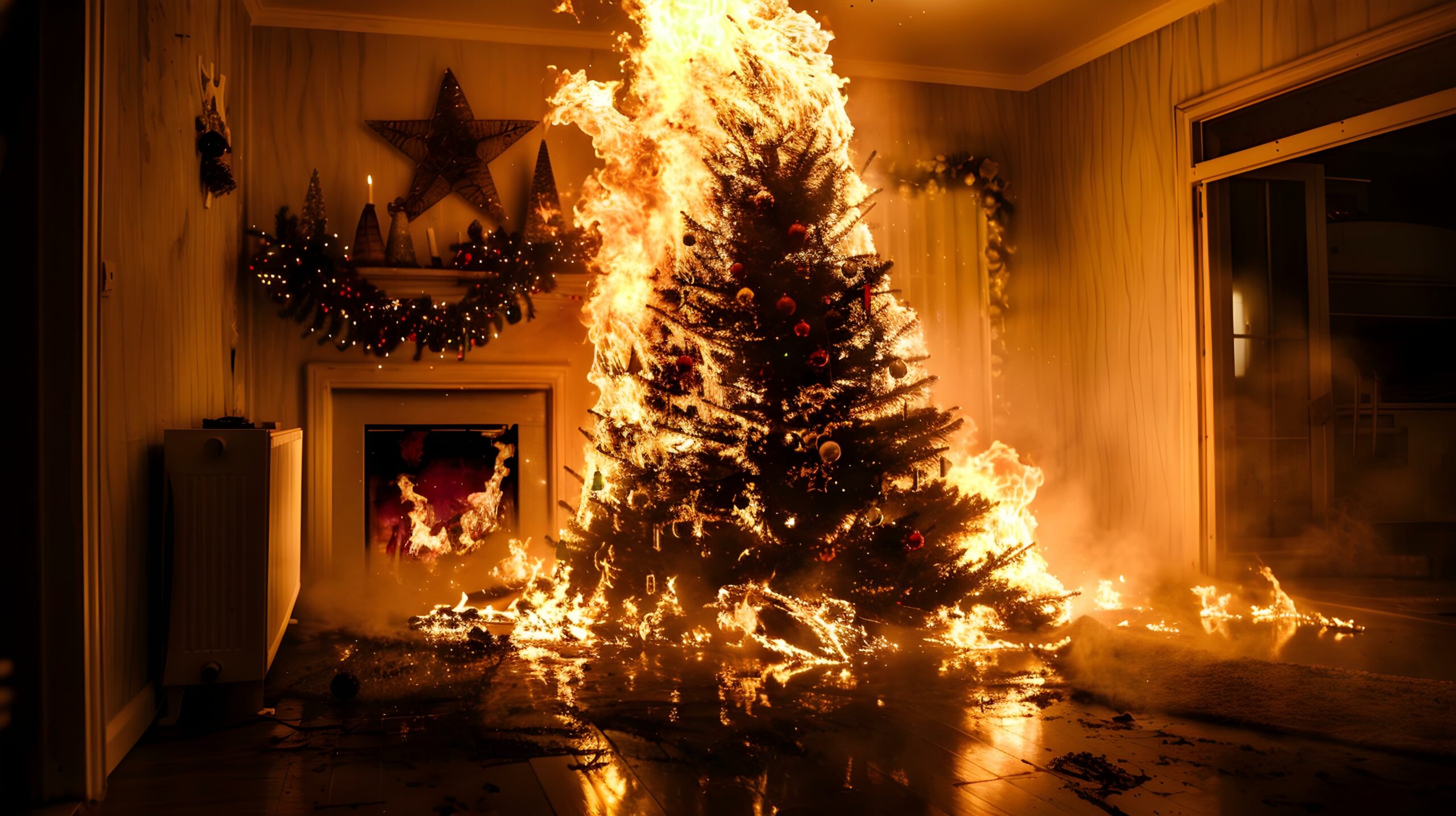 Christmas tree fires